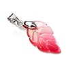 Transparent Glass Pendants PALLOY-JF04419-02-3