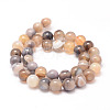 Natural Striped Agate/Banded Agate Bead Strands X-G-K155-A-10mm-13-2
