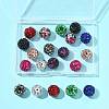 20Pcs 10 Colors Acrylic Rhinestone Beads OACR-FS0002-32-6