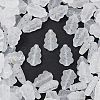 Frosted Transparent Acrylic Beads X1-OACR-P029-04B-01-1