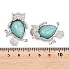 Natural Amazonite Pendants G-A315-03H-P-3