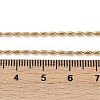 Ion Plating(IP) 304 Stainless Steel Oval Ball Chain Necklace for Men Women NJEW-M200-09G-2