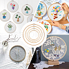 4Pcs 4 Styles Bamboo Cross Stitch Embroidery Hoops DIY-HY0001-76-6