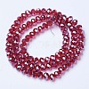Electroplate Glass Beads Strands EGLA-A034-T3mm-A06-2