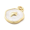 Ocean Theme Brass Enamel Pendants X-KK-Q029-01F-G-3
