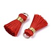 Handmade Polycotton(Polyester Cotton) Tassel Decorations FIND-R092-05-2