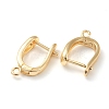 Brass Hoop Earring Findings with Latch Back Closure KK-H754-01G-4