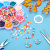 DIY Heishi Bead Stretch Bracelets Making Kits DIY-PH0004-19A-8