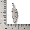 Non-Tarnish 304 Stainless Steel Pendants STAS-L081-005P-03-3