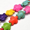 Dyed Synthetic Turquoise Beads Strands G-M152-01-B-1