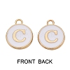 Golden Plated Alloy Charms ENAM-SZ0001-25A-C-2