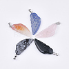 Natural & Synthetic Mixed Gemstone Pendants G-S349-06-1