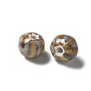 Vintage Porcelain Pumpkin Beads PORC-L080-H20-2