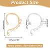 24Pcs 2 Colors Alloy Ear Cuff Findings FIND-HY0002-79-2