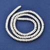 Electroplated Synthetic Non-magnetic Hematite Beads Strands G-H327-G01-01D-2