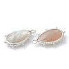 Natural Sunstone Pendants X-G-B009-02P-C-2