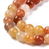 Natural Golden Silk Jade Beads Strands G-L555-05-6mm-6