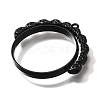 Alloy Open Back Bezel Pendants PALLOY-I223-12EB-2