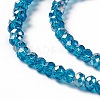 Electroplate Glass Beads Strands EGLA-R048-2mm-17-4