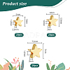 60Pcs 3 Styles Brass Spacer Beads KK-PH0006-61B-2