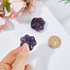 2Pcs Natural Amethyst Carved Figurines Statues for Home Office Desktop Decoration G-FH0002-75B-3