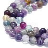 Natural Fluorite Beads Strands G-K245-A10-02-3