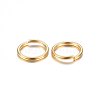 304 Stainless Steel Open Jump Rings X-STAS-O098-01G-19-2