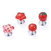 4Pcs 4 Styles Plastic Toilet Tank Button AJEW-TA0003-59-2