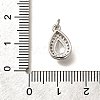 Brass Micro Pave Cubic Zirconia Pendants KK-U055-01P-02-3