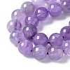 Natural Amethyst Beads Strands G-M445-8MM-01A-4