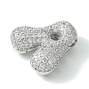 Rack Plating Brass Cubic Zirconia Pendants KK-S378-02P-A-2