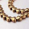 Electroplate Non-magnetic Synthetic Hematite Bead Strands G-F300-22A-03-1
