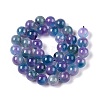 Dyed Natural White Jade Beads Strands G-T138-10mm-210-14-2