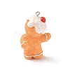 Christmas Theme Opaque Resin Pendants LS-RESI-I336-01P-06-3