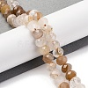 Natural Red Hematoid Quartz/Ferruginous Quartz Beads Strands G-K380-A04-01-2