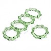 Transparent Acrylic Finger Rings LS-RJEW-T010-04D-2