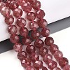 Natural Strawberry Quartz Beads Strands G-S345-10mm-21-2