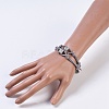Eco-Friendly Faux Suede Cord Wrap Bracelets BJEW-JB04369-04-4