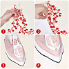 Plum Blossom Shape Appliques PATC-WH0007-11E-4