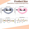 20Pcs 4 Style Plastic Snap Hair Clips PHAR-CP0001-24-2