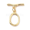 Rack Plating Brass Toggle Clasps X-KK-B036-06G-1