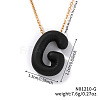 Alloy Initial Pendant Necklaces RS8745-7-1