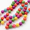 Synthetic Turquoise Bead Strands G-F321-07-2