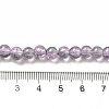 Spray Painted Crackle Glass Beads Strands X-CCG-Q002-6mm-02-4