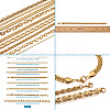 304 Stainless Steel Chain Bracelets STAS-TA0004-58-10