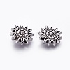 Tibetan Style Alloy Sun Beads LS-TIBEP-GC188-AS-NR-2