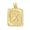 Rack Plating Brass Pendants KK-B092-42G-X-1