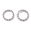 Non-Tarnish 304 Stainless Steel Open Jump Rings X-STAS-F191-12P-C-2