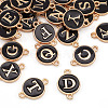 26Pcs Alloy Enamel Letter A~Z Connector Charms FIND-TAC0028-14B-11