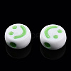 Opaque Craft Acrylic Beads MACR-S369-003B-01-3